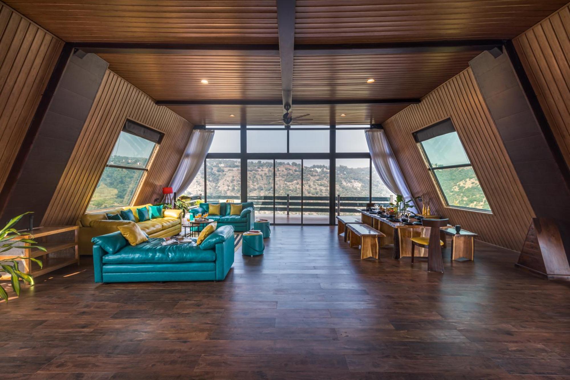 Saffronstays A Vantage, Panchgani - A Pyramid Shaped Unique Luxury Villa With Infinity Valley Views Экстерьер фото